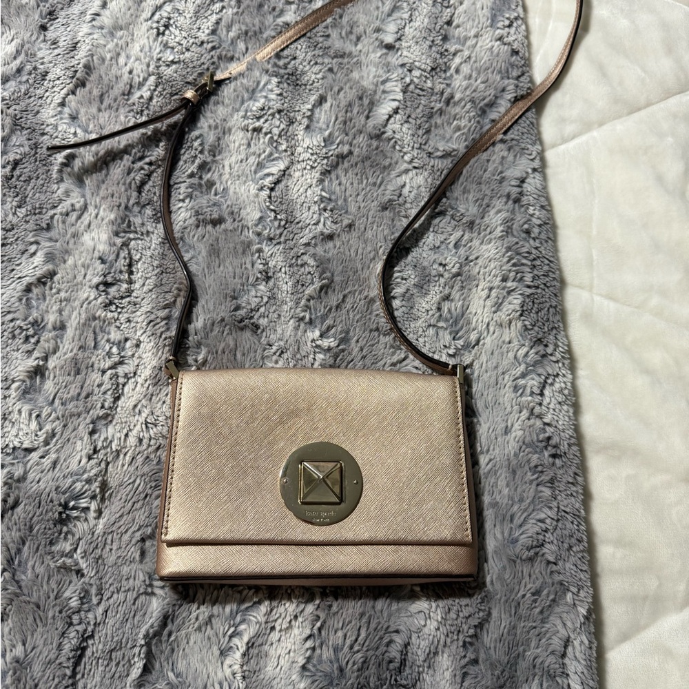 Kate Spade Elegant Metallic Crossbody Bag